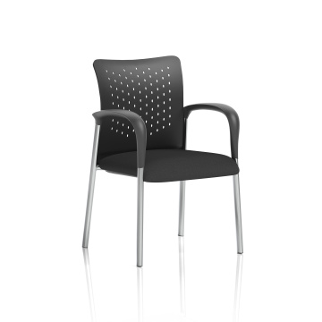 Office Meeting Room Chairs Academy Visitor Chair Black With Arms BR000010