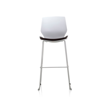 Florence White Frame High Stool