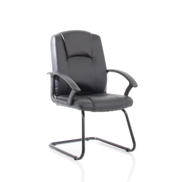 Office Meeting & Boardroom Bella Black Leather Cantilever with Black Frame BR000300