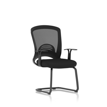 Astro Visitor Cantilever Leg Mesh Chair in Black