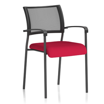Brunswick Medium Back Stacking Visitor Office Chair Bespoke