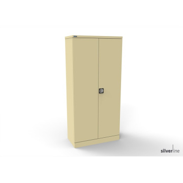 Kontrax 1950(h)mm Double Door Cupboard with Security Bar Including 4 Shelves