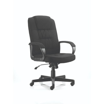 Moore High Back Black Executive Office Chair with Arms