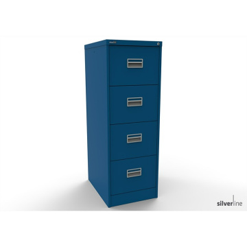 Midi 4 Drawer Foolscap Filing Cabinet with Security Bar