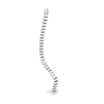 Air Height Adjustable Desk Cable Spine