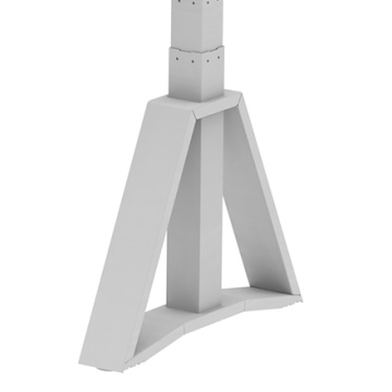 Office Desk Accessories Air Triangular Piste Foot Silver (set of 2) HA03076