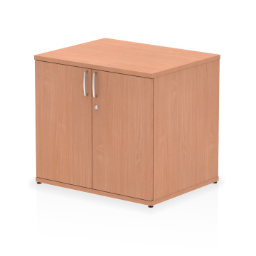 Office Cupboards Impulse 600D mm Desk High Cupboard Beech I000062