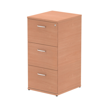 Office Cupboards Impulse 3 Drawer Filing Cabinet Beech I000073