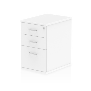 Office Filing Cabinets Impulse 600mm Deep Desk High Pedestal White I000189