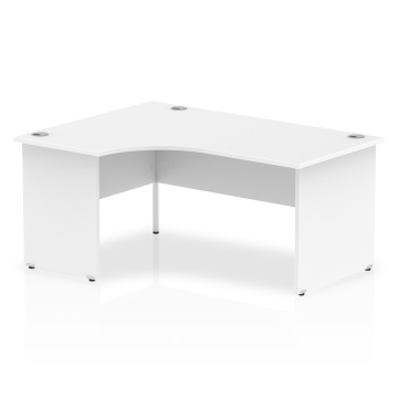 Impulse Left Crescent Desk Panel End Leg