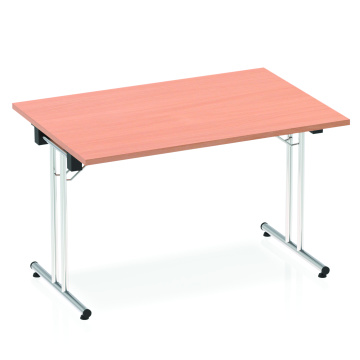 Office Folding & Flip Top Tables Impulse 1200mm Folding Rectangular Table Beech Top I000690
