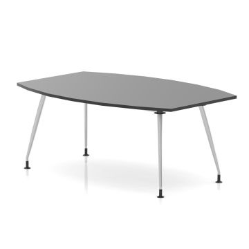 Office Boardroom Tables High Gloss 1800mm Writable Boardroom Table Black Top I003056