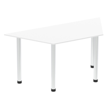 Impulse Trapezium Table With Post Leg