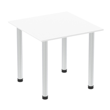 Impulse Square Table With Aluminium Post Leg