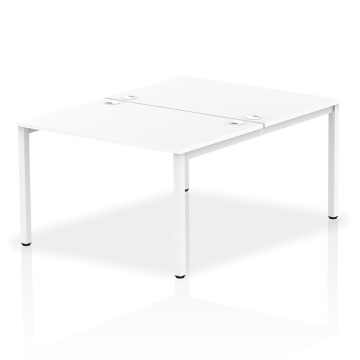 Impulse B2B 2 Person Bench Desk White Frame