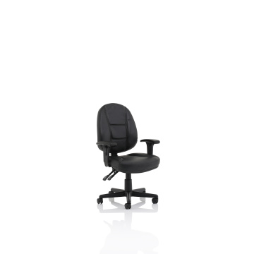 Office Desk Chairs Jackson Black Leather High Back Executive Chair