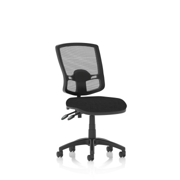 Office Task & Operator Chairs Eclipse Plus II Lever Task  Chair Mesh Back Deluxe, Black Seat KC0300