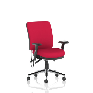 Office Sectors Chiro Medium Back Bespoke Colour Bergamont Cherry KCUP0113
