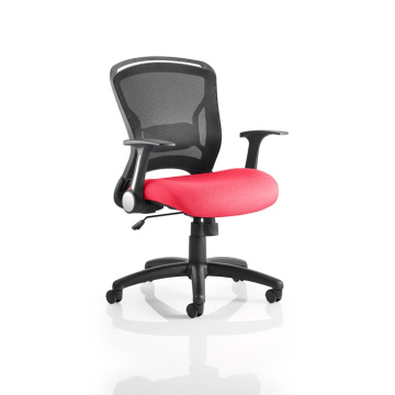 Zeus Operator Chair with Arms, Mesh Back and Bespoke Colour Seat