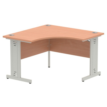 Impulse 1200mm Corner Desk with Cable Managed Leg