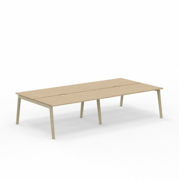 Nova Wood 4 Person Bench Desk 1640(d)