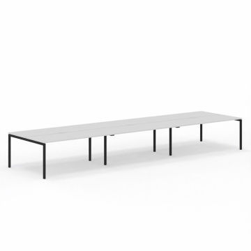 Nova U 6 Person Bench Desk 1440(d)