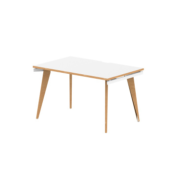 Office Bench Desks Oslo 1200mm Single Starter Desk White Top White Frame OSL0116