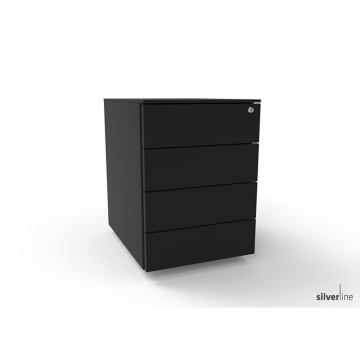 Beam Personal 4 Drawer Metal Pedestal