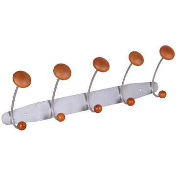 Office Coat Stands Space Saver 5 Hook Coat Rail SS0005