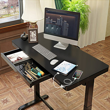 Smart Height Adjustable Desk with Drawer and USB Ports