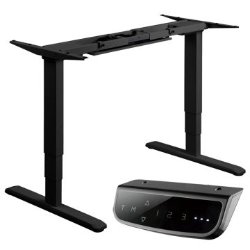 Electric Height Adjustable Desk Frame Dual Motor with Reversed Columns
