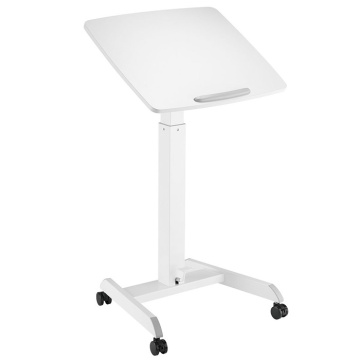 Lectern Laptop Desk with Tilting Top & Gas Lift