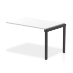 Evolve Plus extension desk for single row bench desks available in different colours and dimensions