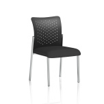 Office Task & Operator Chairs Academy Visitor Chair Black Without Arms BR000011