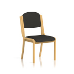Office Meeting Room Chairs Madrid Visitor Chair Black Without Arms BR000086