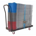 Zlite Flatbed chair trolley - 40 capacity
