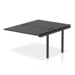 Impulse B2B  2 Person Bench Desk Extension Kit Black Frame