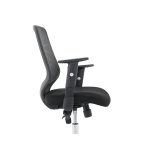 Office Task & Operator Chairs Relay Task Chair Airmesh Seat Black Back With Height Adjustable Arms KC0285