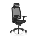 Office Task & Operator Chairs Ergo Twist Black Mesh Seat Mesh Back with Headrest KC0299