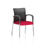 Office Meeting Room Chairs Academy Bespoke Colour Seat With Arms Bergamot Cherry KCUP0001