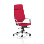 Office Executive Office Chairs Xenon Executive White Shell High Back Headrest Bergamot Cherry KCUP1178