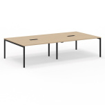 Nova U Table with Grommet 1640(d) 740(h)