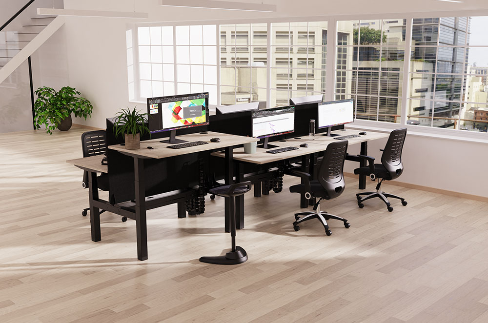 office desk height adjustable