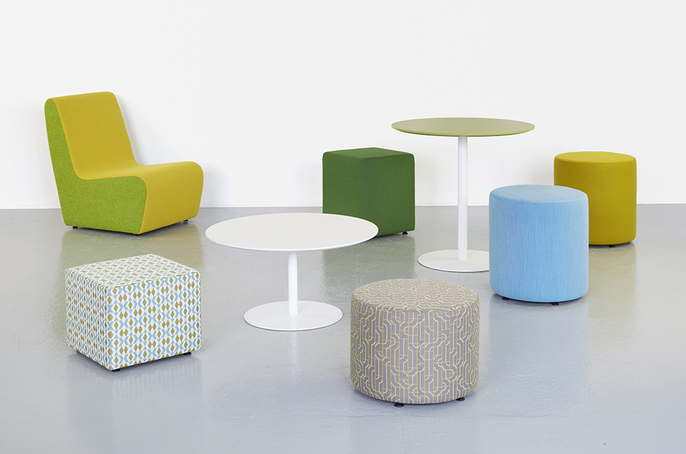 area circular drum stool