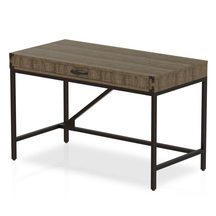 industrial chic design inspired desk with metal legs
