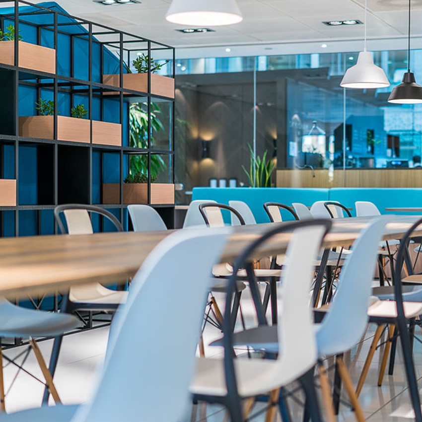 industrial chic design, creative office spaces, breakout areas in London