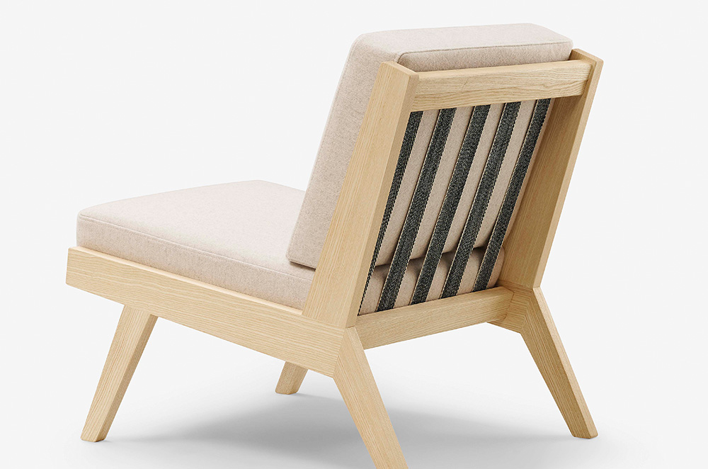 The Jott chair, made from sustainably sourced British timber. Available to view and try in our London showroom.