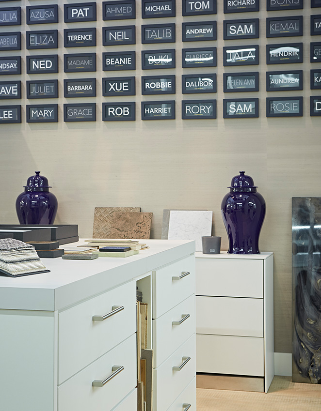 white storage system