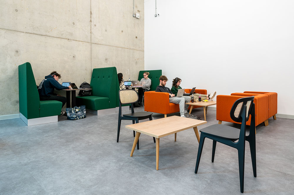industrial design student workspace