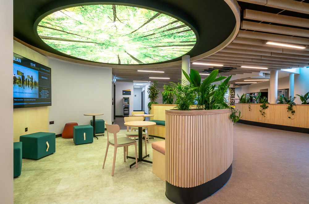Image taken from a recent installation by our team for a London based university